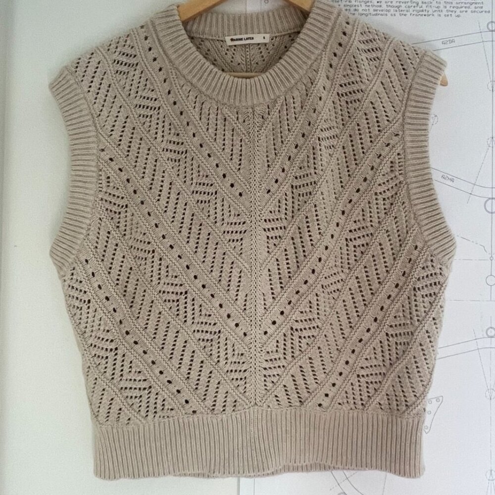 Marine Layer Women's Brooke Textured Vest NWOT